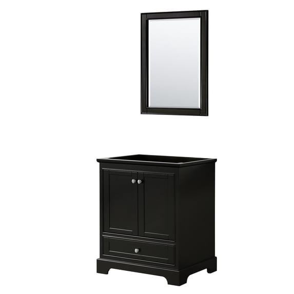 Wyndham Collection WCS202030SDECXSXXM24 Deborah 29-1/4" Free Standing Single Wood Vanity