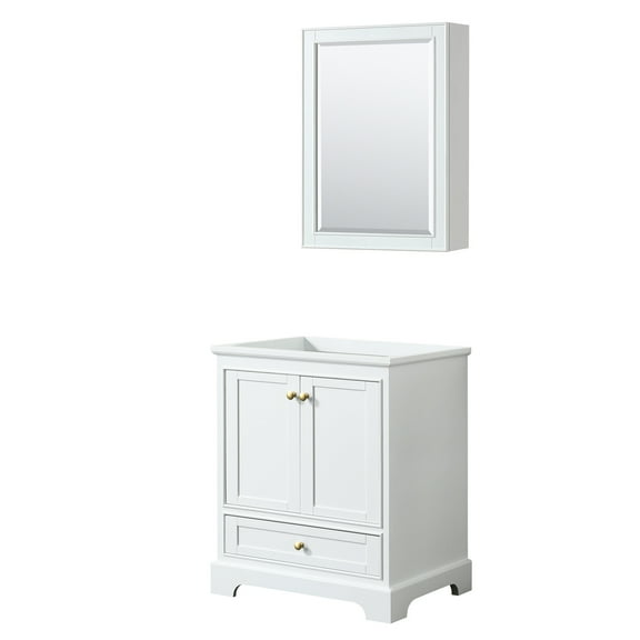 Wyndham Collection Wcs202030scxsxxmed Deborah 29-1/4" Free Standing Single Wood Vanity