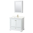 thumbnail image 1 of Wyndham Collection WCS202036SWGGTUNSMED Deborah 36" Free Standing Single Basin Vanity Set, 1 of 7