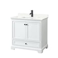 thumbnail image 1 of Wyndham Collection WCS202036SWBGTUNSMXX Deborah 36" Free Standing Single Basin Vanity Set, 1 of 6