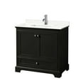 thumbnail image 1 of Wyndham Collection WCS202036SDEGTUNSMXX Deborah 36" Free Standing Single Basin Vanity Set, 1 of 7