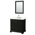 thumbnail image 1 of Wyndham Collection WCS202036SDEGTUS3M24 Deborah 36" Free Standing Single Basin Vanity Set, 1 of 7