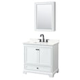 thumbnail image 1 of Wyndham Collection WCS202036SWBGTUS3MED Deborah 36" Free Standing Single Basin Vanity Set, 1 of 7