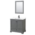 thumbnail image 1 of Wyndham Collection WCS202036SGBWCUNSM24 Deborah 36" Free Standing Single Basin Vanity Set, 1 of 6