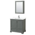 thumbnail image 1 of Wyndham Collection Wcs202036s-Vca-Med Deborah 36" Free Standing Single Basin Vanity Set -, 1 of 7