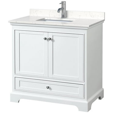 Wyndham Collection Wcs202036s-Vca-Mxx Deborah 36" Free Standing Single Basin Vanity Set -