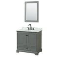 thumbnail image 1 of Wyndham Collection WCS202036SGBCMUNOM24 Deborah 36" Free Standing Single Vanity Set - Dark, 1 of 7