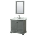 thumbnail image 1 of Wyndham Collection Wcs202036scmunom24 Deborah 36" Free Standing Single Vanity Set - Dark, 1 of 6
