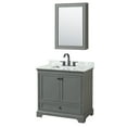 thumbnail image 1 of Wyndham Collection Wcs202036scmunsmed Deborah 36" Free Standing Single Vanity Set - Dark, 1 of 7
