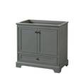 thumbnail image 1 of Wyndham Collection WCS202036SGBCXSXXMXX Deborah 35-1/4" Free Standing Single Wood Vanity, 1 of 7