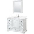 thumbnail image 1 of Wyndham Collection Wcs202048s-Vca-Med Deborah 48" Free Standing Single Basin Vanity Set, 1 of 7