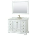 thumbnail image 1 of Wyndham Collection WCS202048SWGCMUNOM46 Deborah 48" Free Standing Single Vanity Set -, 1 of 7