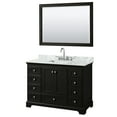 thumbnail image 1 of Wyndham Collection WCS202048SDECMUNSM46 Deborah 48" Free Standing Single Vanity Set - Dark, 1 of 6