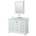 thumbnail image 1 of Wyndham Collection WCS202048SWHCMUNSMED Deborah 48" Free Standing Single Vanity Set -, 1 of 7