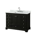 thumbnail image 1 of Wyndham Collection WCS202048SDECMUNSMXX Deborah 48" Free Standing Single Vanity Set - Dark, 1 of 6