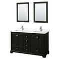 thumbnail image 1 of Wyndham Collection WCS202060DDEWQUNSM24 Deborah 60" Free Standing Double Basin Vanity Set, 1 of 7