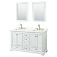 thumbnail image 1 of Wyndham Collection Wcs202060d-Qtz-Us3m24 Deborah 60" Free Standing Double Basin Vanity Set, 1 of 6