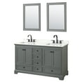 thumbnail image 1 of Wyndham Collection Wcs202060d-Qtz-Us3m24 Deborah 60" Free Standing Double Basin Vanity Set, 1 of 7