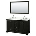 thumbnail image 1 of Wyndham Collection WCS202060DDEGTUS3M58 Deborah 60" Free Standing Double Basin Vanity Set, 1 of 7
