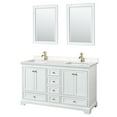 thumbnail image 1 of Wyndham Collection WCS202060DWGC2UNSM24 Deborah 60" Free Standing Double Basin Vanity Set, 1 of 7