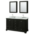 thumbnail image 1 of Wyndham Collection WCS202060DDECMUNOMED Deborah 60" Free Standing Double Vanity Set - Dark, 1 of 7