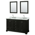 thumbnail image 1 of Wyndham Collection WCS202060DDECMUNSM24 Deborah 60" Free Standing Double Vanity Set - Dark, 1 of 6