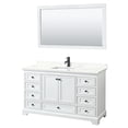 thumbnail image 1 of Wyndham Collection WCS202060SWBGTUNSM58 Deborah 60" Free Standing Single Basin Vanity Set, 1 of 7