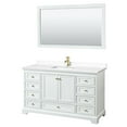 thumbnail image 1 of Wyndham Collection WCS202060SWGWCUNSM58 Deborah 60" Free Standing Single Basin Vanity Set, 1 of 7