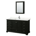 thumbnail image 1 of Wyndham Collection Wcs202060s-Vca-Med Deborah 60" Free Standing Single Basin Vanity Set -, 1 of 7