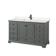 thumbnail image 1 of Wyndham Collection Wcs202060s-Vca-Mxx Deborah 60" Free Standing Single Basin Vanity Set -, 1 of 7