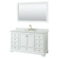 thumbnail image 1 of Wyndham Collection WCS202060SWGCMUNOM58 Deborah 60" Free Standing Single Vanity Set -, 1 of 7