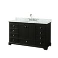 thumbnail image 1 of Wyndham Collection WCS202060SDECMUNOMXX Deborah 60" Free Standing Single Vanity Set - Dark, 1 of 7