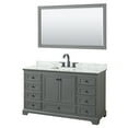 thumbnail image 1 of Wyndham Collection WCS202060SGBCMUNSM58 Deborah 60" Free Standing Single Vanity Set - Dark, 1 of 7