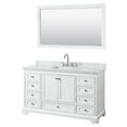 thumbnail image 1 of Wyndham Collection WCS202060SWHCMUNSM58 Deborah 60" Free Standing Single Vanity Set -, 1 of 7