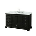thumbnail image 1 of Wyndham Collection WCS202060SDECMUNSMXX Deborah 60" Free Standing Single Vanity Set - Dark, 1 of 6