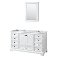 thumbnail image 1 of Wyndham Collection Wcs202060scxsxxmed Deborah 59-1/4" Free Standing Single Wood Vanity, 1 of 7