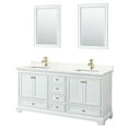thumbnail image 1 of Wyndham Collection WCS202072DWGGTUNSM24 Deborah 72" Free Standing Double Basin Vanity Set, 1 of 6