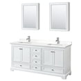 thumbnail image 1 of Wyndham Collection WCS202072DWHWQUNSMED Deborah 72" Free Standing Double Basin Vanity Set, 1 of 6