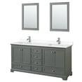 thumbnail image 1 of Wyndham Collection WCS202072DKGWCUNSM24 Deborah 72" Free Standing Double Basin Vanity Set, 1 of 6