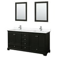 thumbnail image 1 of Wyndham Collection WCS202072DDEWCUNSM24 Deborah 72" Free Standing Double Basin Vanity Set, 1 of 6