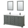 thumbnail image 1 of Wyndham Collection WCS202072DGBWCUNSM24 Deborah 72" Free Standing Double Basin Vanity Set, 1 of 6