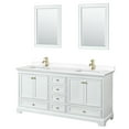 thumbnail image 1 of Wyndham Collection WCS202072DWGWCUNSM24 Deborah 72" Free Standing Double Basin Vanity Set, 1 of 7