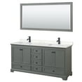 thumbnail image 1 of Wyndham Collection WCS202072DGBC2UNSM70 Deborah 72" Free Standing Double Basin Vanity Set, 1 of 7