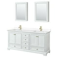 thumbnail image 1 of Wyndham Collection WCS202072DWGWCUNSMED Deborah 72" Free Standing Double Basin Vanity Set, 1 of 7