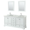 thumbnail image 1 of Wyndham Collection WCS202072DWHCMUNOM24 Deborah 72" Free Standing Double Vanity Set -, 1 of 7