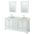 thumbnail image 1 of Wyndham Collection WCS202072DWGCMUNOM24 Deborah 72" Free Standing Double Vanity Set -, 1 of 7