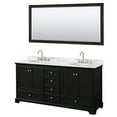 thumbnail image 1 of Wyndham Collection WCS202072DDECMUNOM70 Deborah 72" Free Standing Double Vanity Set - Dark, 1 of 6
