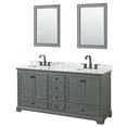 thumbnail image 1 of Wyndham Collection WCS202072DGBCMUNSM24 Deborah 72" Free Standing Double Vanity Set - Dark, 1 of 7