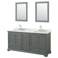 thumbnail image 1 of Wyndham Collection Wcs202072dcmunsm24 Deborah 72" Free Standing Double Vanity Set - Dark, 1 of 7
