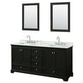 thumbnail image 1 of Wyndham Collection WCS202072DDECMUNSM24 Deborah 72" Free Standing Double Vanity Set - Dark, 1 of 7